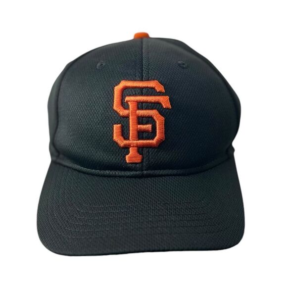 New‎ Era Youth MLB San Francisco Giants Baseball Cap Black Orange - Picture 1 of 9